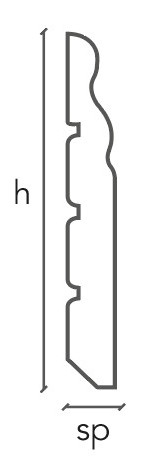 Battiscopa Ducale Massello