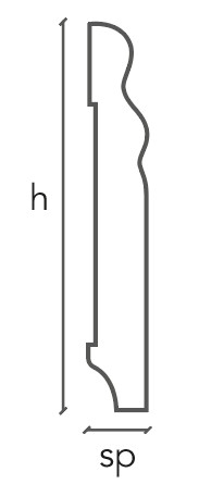 Battiscopa Ducale Massello