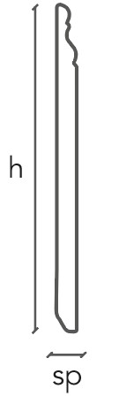Battiscopa GRAN DUCALE MDF