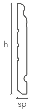 Battiscopa Ducale Massello